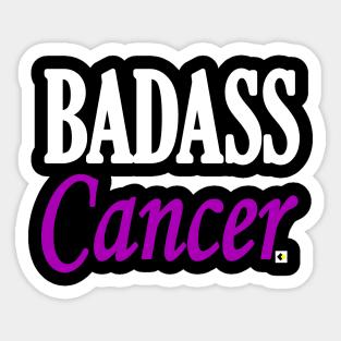 BADASS Cancer Sticker